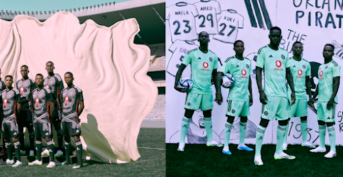 Orlando Pirates 23-24 Home & Away Kits Revealed - Designed by Thebe Magugu  - Footy Headlines