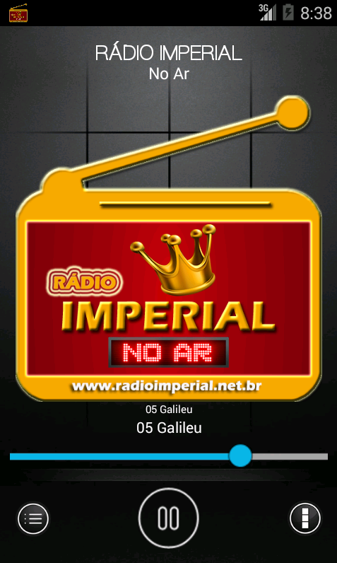 Rádio Imperial Screen 1