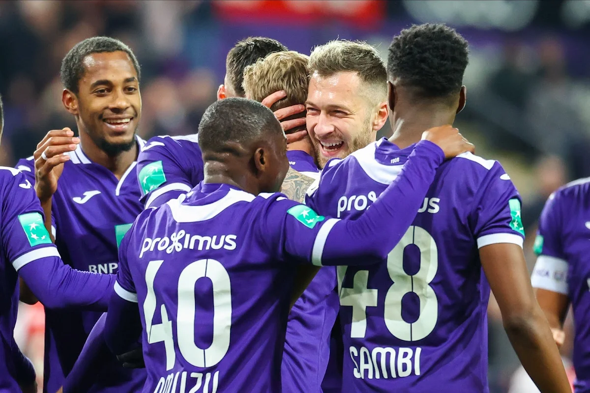 Le Sporting d'Anderlecht adapte son programme d'entraînements 