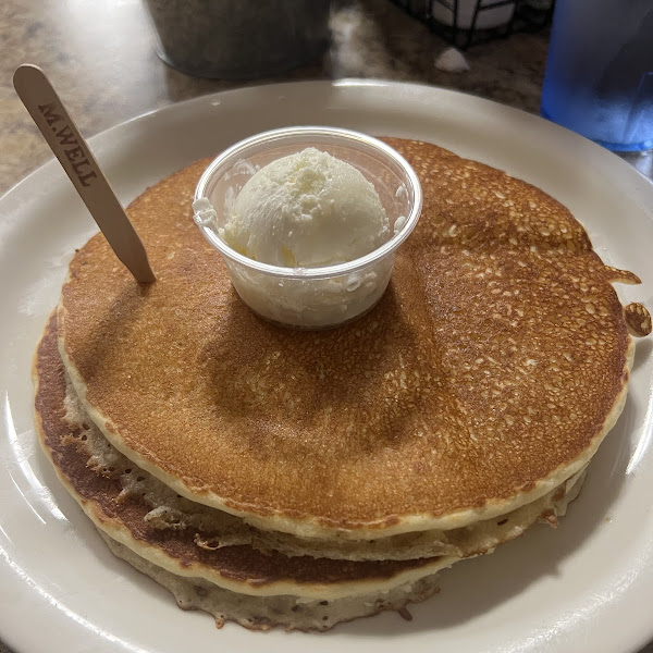 GF butter pancakes. They have other flavors available too!