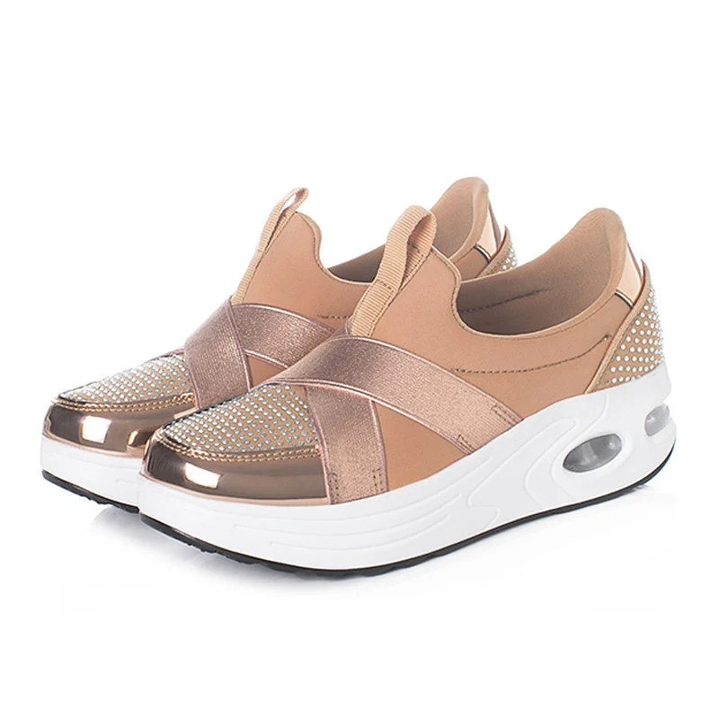 Title 7, Air Cushion Rocking Schuhe Damen Glatte Oberflä...
