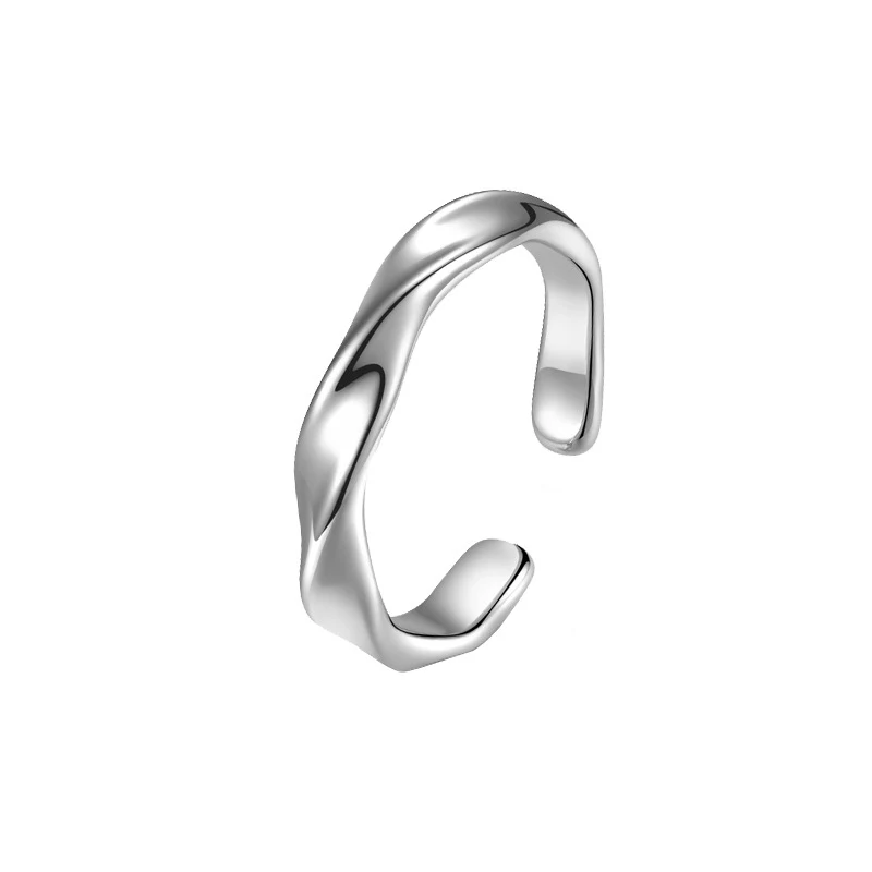 Bague ruban de Möbius personnalisée et simple pour homme Style cool Design unique Bijou parfait Cadeau élégant et moderne