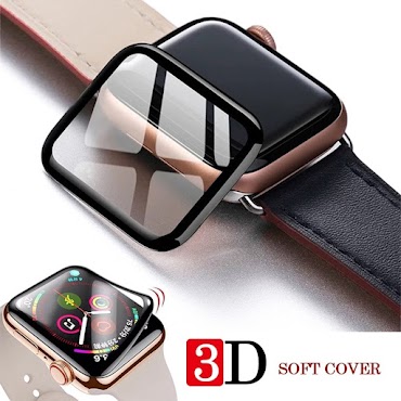 Flexible Screen Protector Bảo Vệ Đồng Hồ Cho Apple Watch Series 7 6 Se 5 4 3 2 1 41Mm 45Mm 38Mm 42Mm 40Mm 44Mm