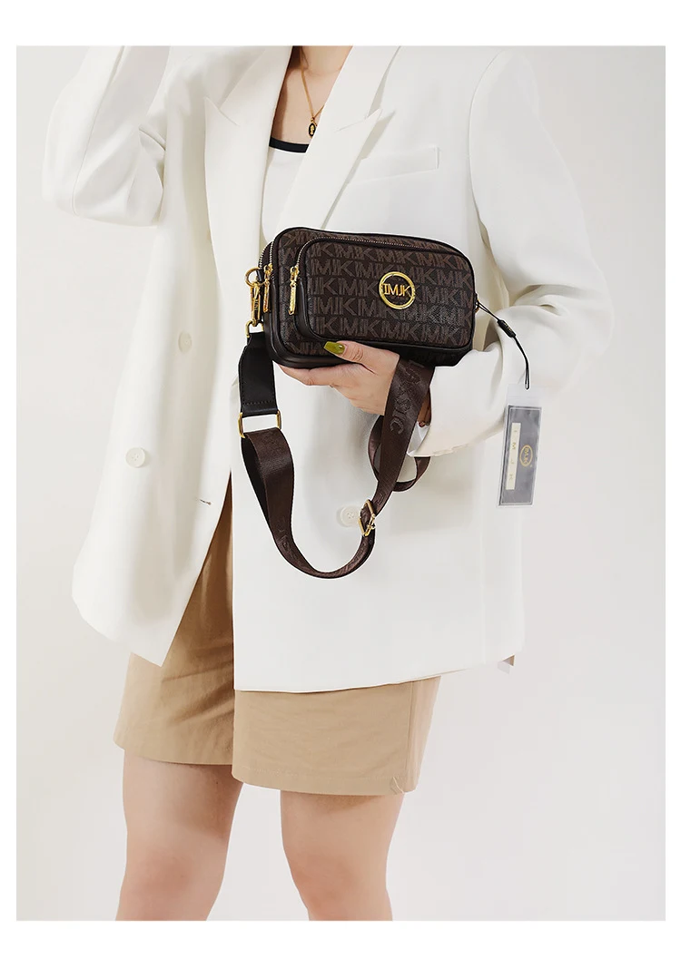 Title 6, Dames crossbody tas vintage mode print schouder...