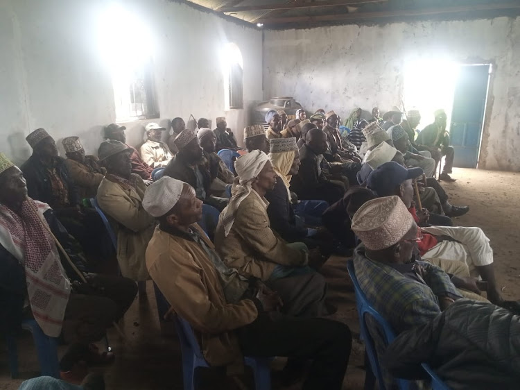 Borana's elders in dialogue meeting at Badasa on Friday