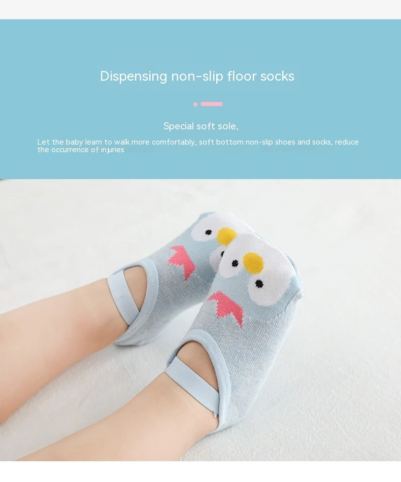 Title 7, Chaussettes de sol bébé et enfant, coton automn...