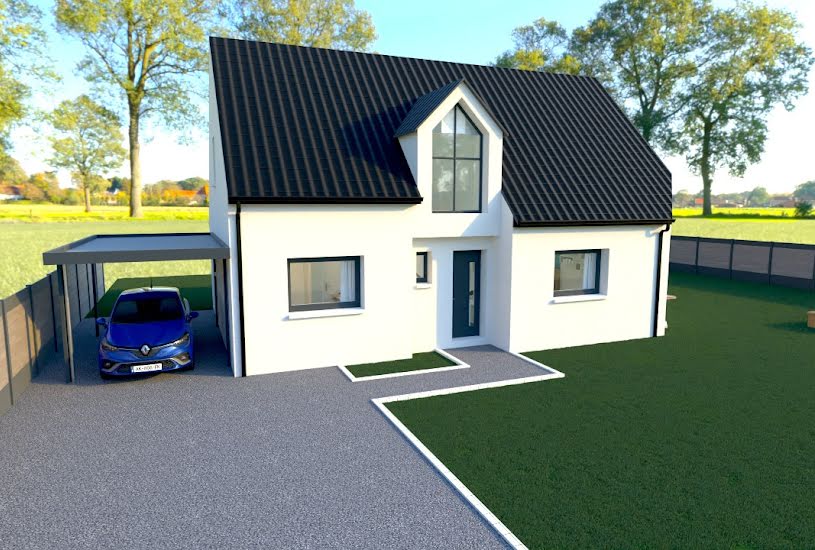  Vente Terrain + Maison - Terrain : 500m² - Maison : 100m² à Bantigny (59554) 