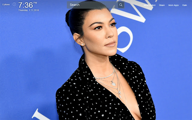 Kourtney Kardashian Wallpapers Theme New Tab