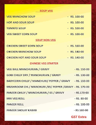 Punjabi Zaica menu 1