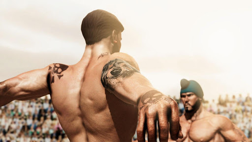 Kabaddi Game knockout League Tag Team Raiders 2019