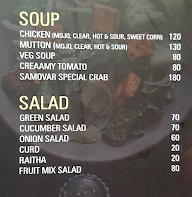 Samovar Cafe menu 1