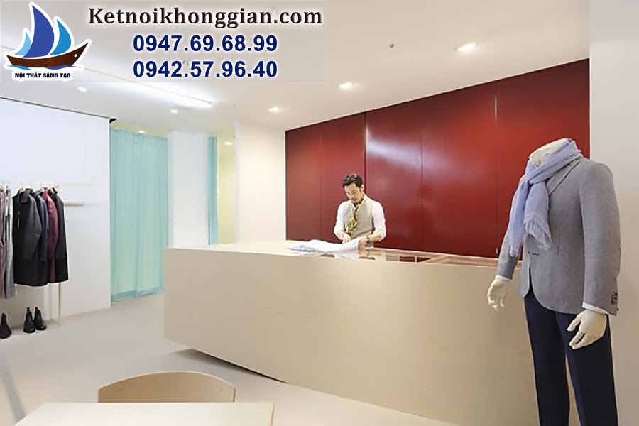 thiết kế cửa hàng quần áo thời trang chất lương cao, uy tín