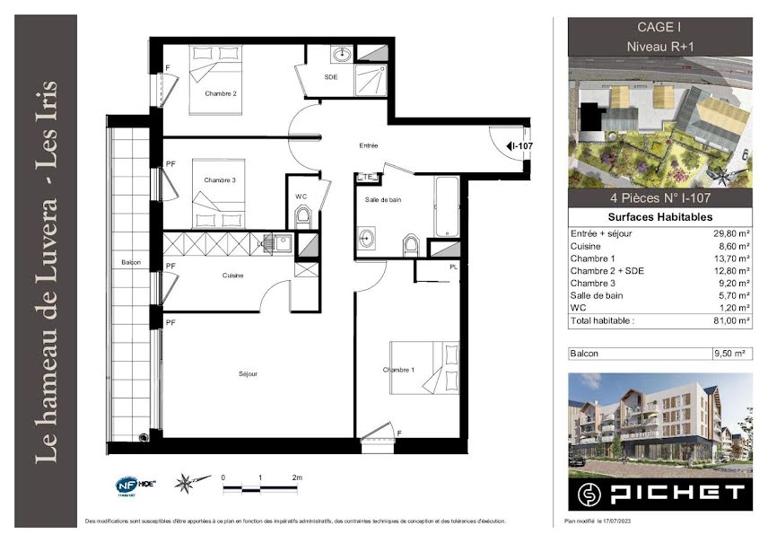 Vente appartement 3 pièces 63 m² à Louvres (95380), 267 500 €