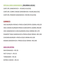 Mumbai Cafe menu 2