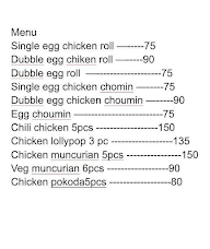 Anushka Fast Food menu 1