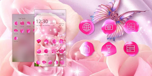 Rose CM Launcher Theme