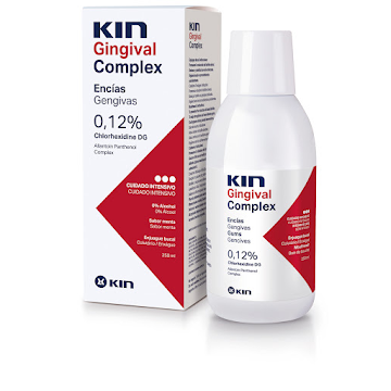 Enjuague Bucal Gingival Complex 0.12% Chlorhexidine Dg Kin x 250 ml  