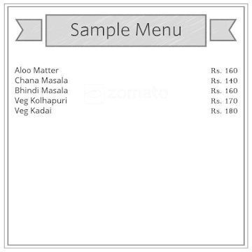 Bharti Resturant menu 