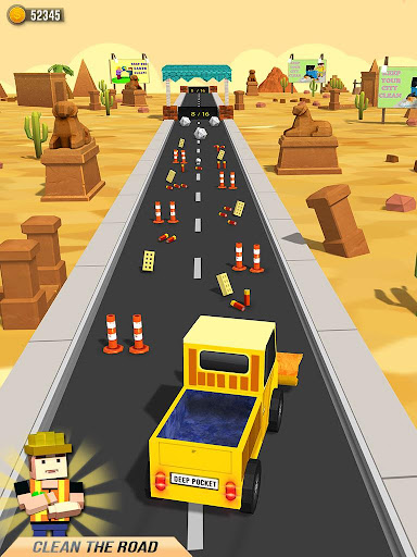 Street Cleaner - Garbage Collector Game