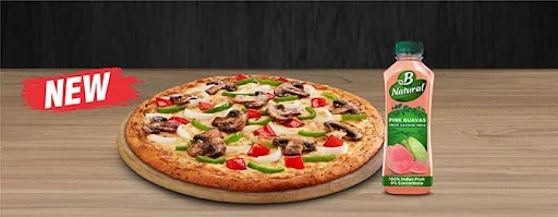 Pizza & Juice Partnership - Veg Combo (Meal For 1)