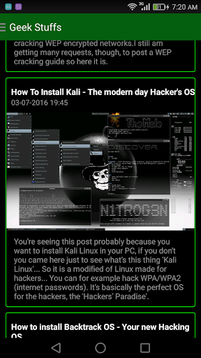 Geek App 3.0 - Nerd Stuffs and News - Alien Skills