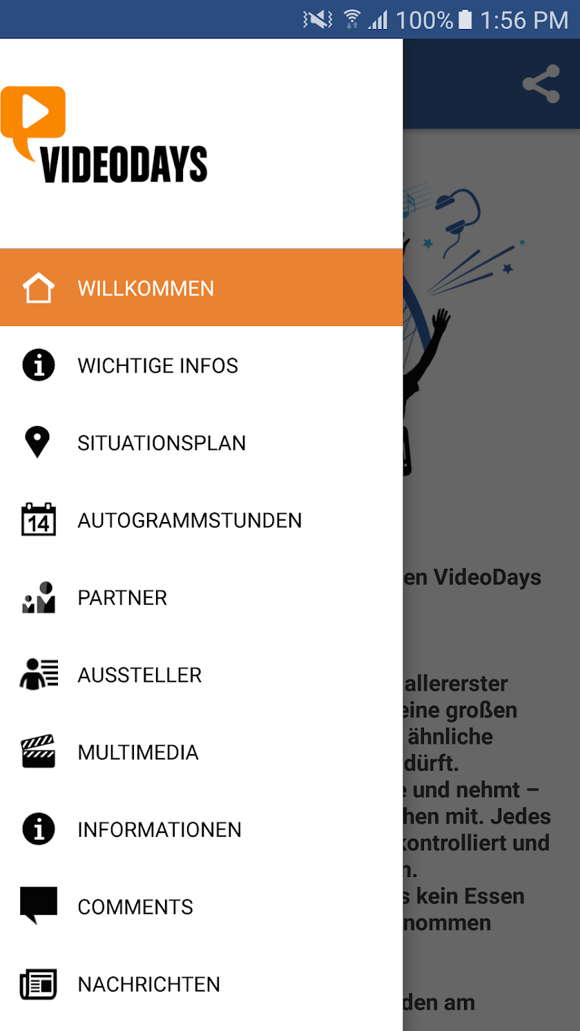 VideoDays 2016 Screen 1