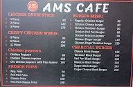 AMS Cafe menu 1