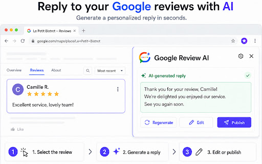 Business Review Reply AI screenshot 1