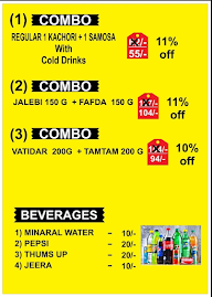 New Shakti Chawana And Sweet Mart menu 1