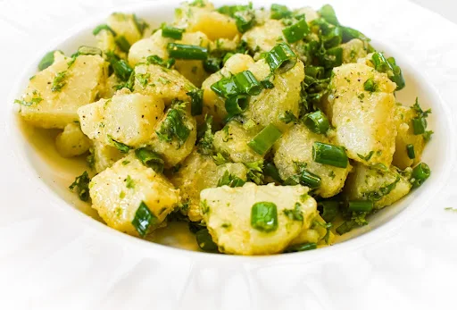 Zesty lemon herb potato salad!