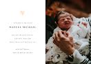 Manual's Birth Announcement - Baby Card item