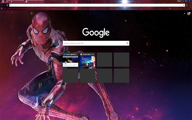 Iron Spider-Man THEME | Avengers Infinity War chrome extension