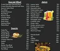 Grand Maratha Special Misal And Snacks menu 1