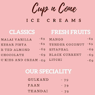 Cup N Cones menu 1