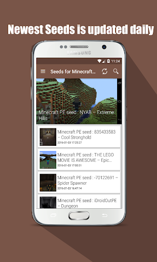 Seeds for Minecraft PE