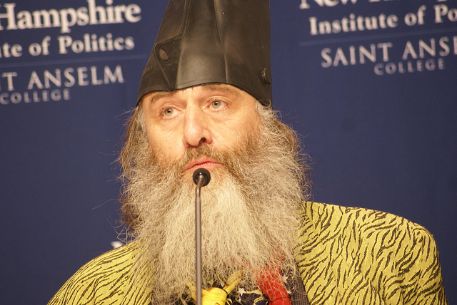 Vermin Supreme.

Image Source: Marc Nozell, Flickr, Creative Commons.