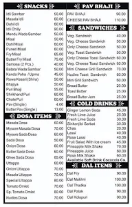 Singh's Restaurant menu 2