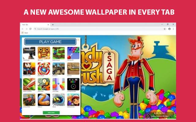 Candy Crush Saga New Tab HD