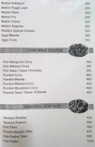 Reddy's Family Restaurant menu 8