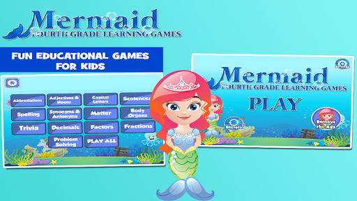 Mermaid's Fourth Grade Games