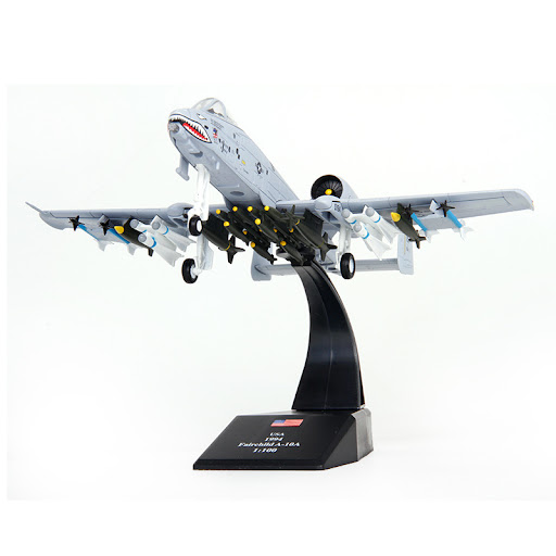Title 3, A-10 Attack Aircraft Model Alloy Fighter Simula...