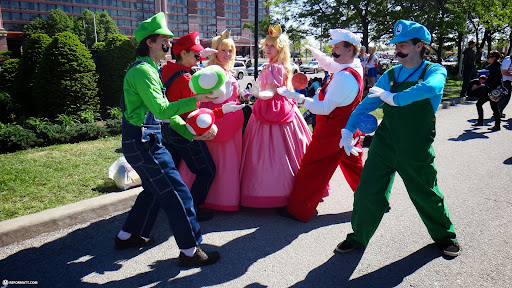 the super mario crew in Toronto, Canada 