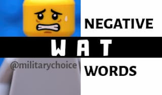 Negative wat words asked in SSB