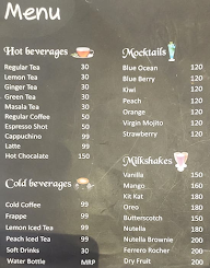 The Swash Cafe menu 1