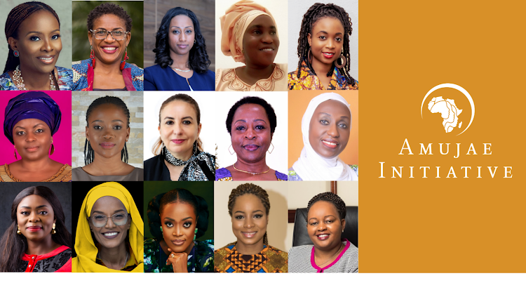 15 African women leaders who have been selected as AMUJAE leaders this year