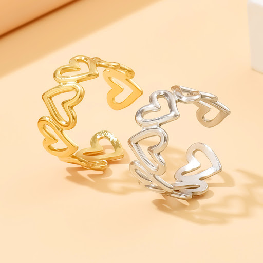 Title 1, Titanium Adjustable Fashion Heart-shaped Stainl...