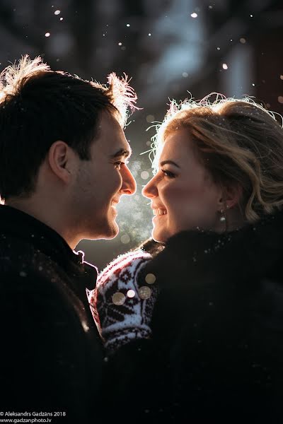 Wedding photographer Aleksandr Gadzan (gadzanphoto). Photo of 16 January 2019