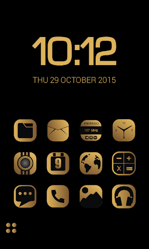 Black Gold SmartLauncherTheme