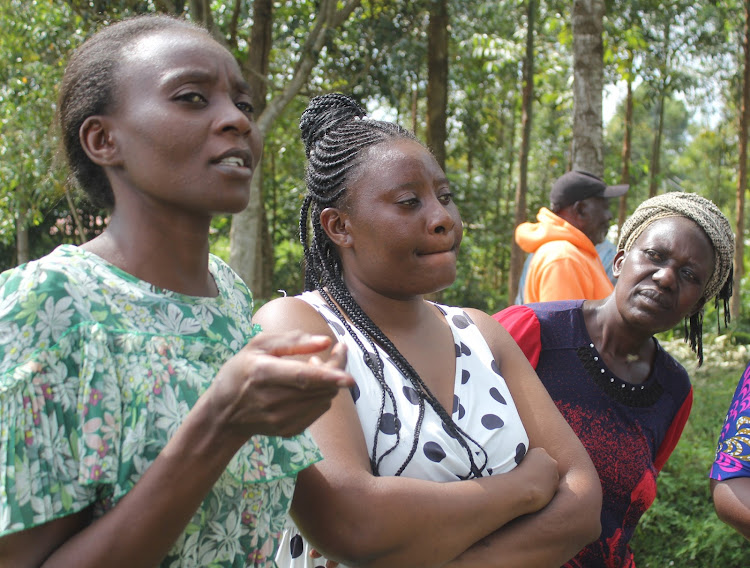 Residents of Matumbufu, Kanduyi in Bungoma county on Friday, December 16.