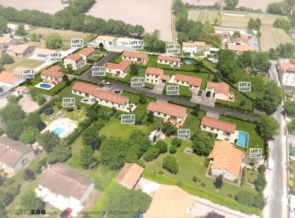 Vente terrain  579 m² à Granzay-Gript (79360), 49 000 €